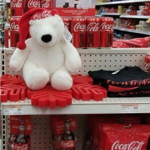 Authentic Coca-Cola Polar Bear Plush